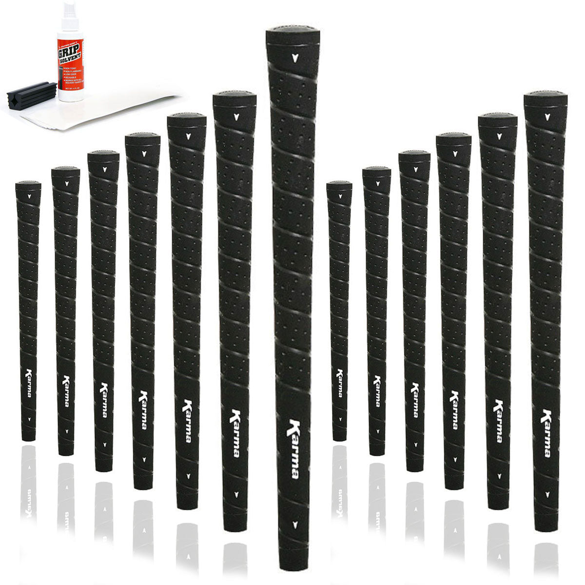 Karma Wrap Black Standard Golf Grip Kit – Karma Grips