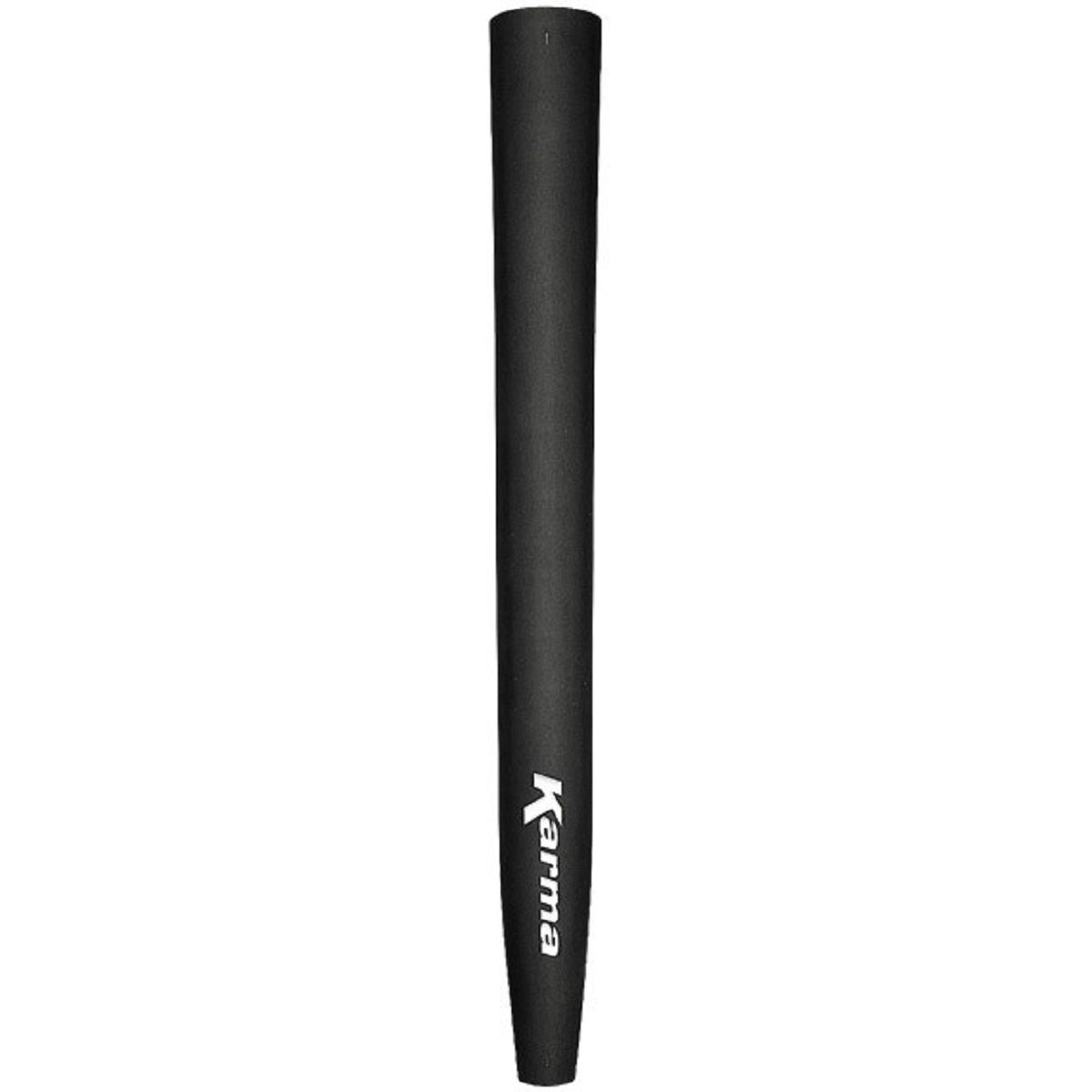 front view of the Karma Black Jumbo Putter Grip