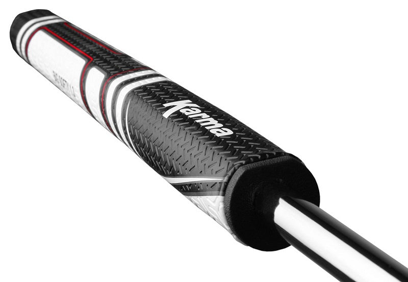 angled view of a Karma 16" long putter grip