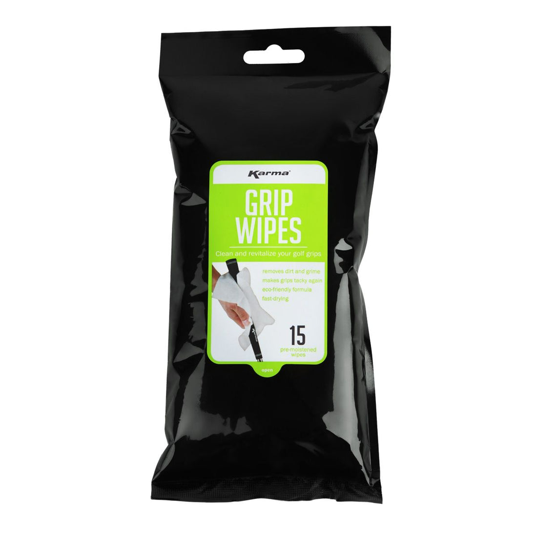 Karma Golf Grip Cleaning Wipes (15 Pack) Karma Grips